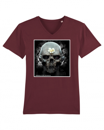 horror terminator cranium Burgundy