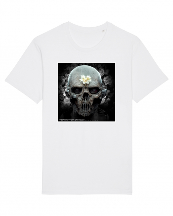 horror terminator cranium White