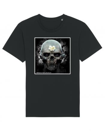 horror terminator cranium Black