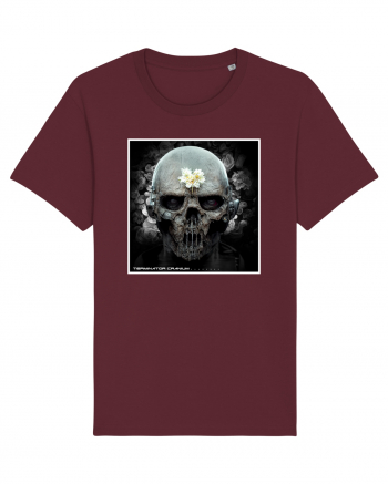 horror terminator cranium Burgundy