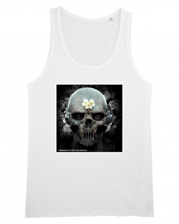 horror terminator cranium White