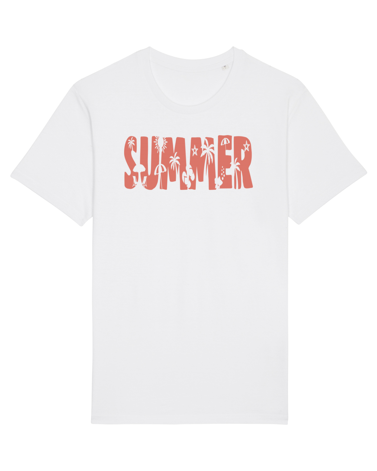 Tricou mânecă scurtă Unisex Rocker White