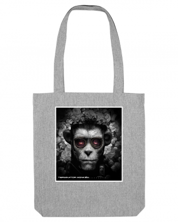 black and white monkey Heather Grey