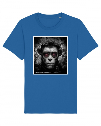 black and white monkey Royal Blue