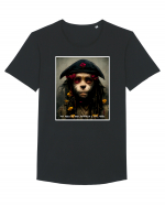 monkey as jack sparow  Tricou mânecă scurtă guler larg Bărbat Skater