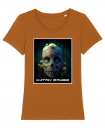 matrix zombie Tricou mânecă scurtă guler larg fitted Damă Expresser