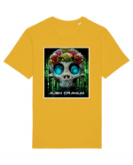 alien cranium Tricou mânecă scurtă Unisex Rocker