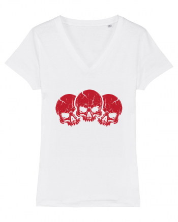 3 Skulls White