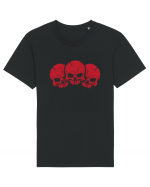 3 Skulls Tricou mânecă scurtă Unisex Rocker