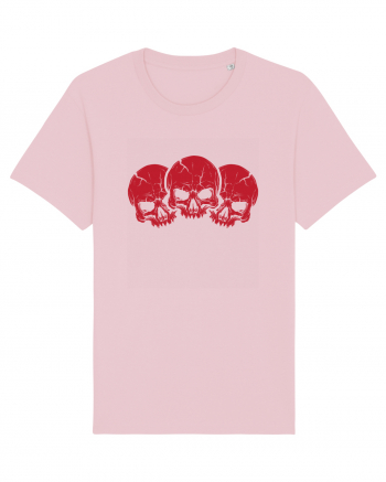 3 Skulls Cotton Pink