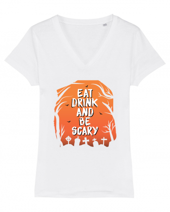 Eat, drink and be scary White