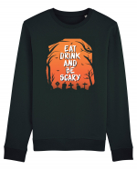 Eat, drink and be scary Bluză mânecă lungă Unisex Rise