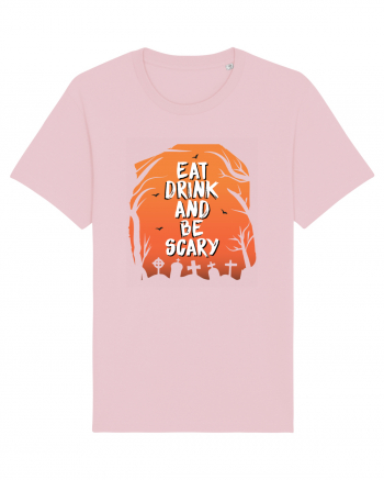 Eat, drink and be scary Cotton Pink