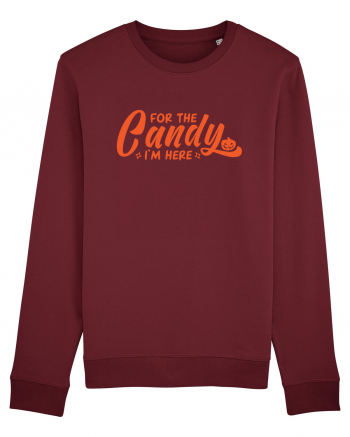 For the candy I'm here Burgundy