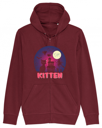 Halloween Kitten Burgundy