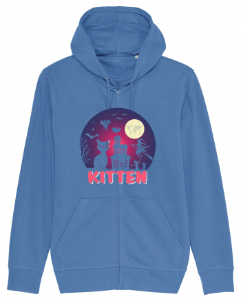 Halloween Kitten Bright Blue