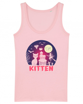 Halloween Kitten Cotton Pink