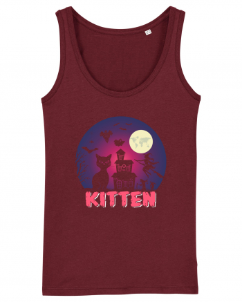 Halloween Kitten Burgundy