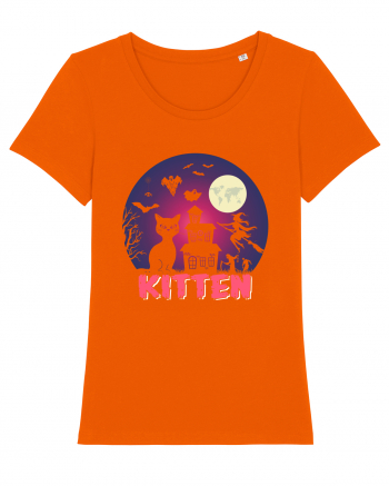 Halloween Kitten Bright Orange