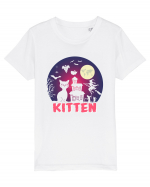 Halloween Kitten Tricou mânecă scurtă  Copii Mini Creator