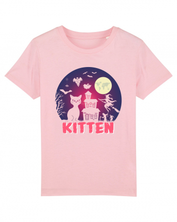 Halloween Kitten Cotton Pink