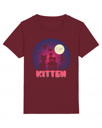 Halloween Kitten Burgundy