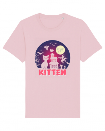 Halloween Kitten Cotton Pink