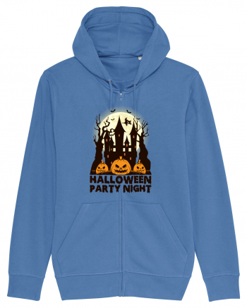 Halloween party night Bright Blue