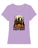 Halloween party night Tricou mânecă scurtă guler larg fitted Damă Expresser