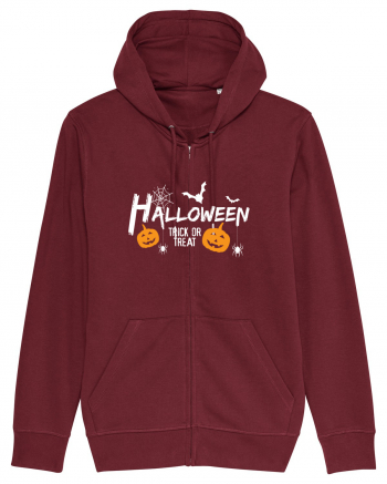 Halloween Trick Or Treat Burgundy