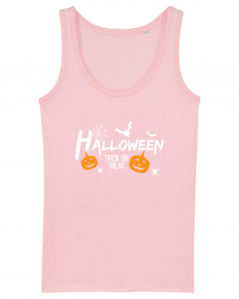 Halloween Trick Or Treat Cotton Pink