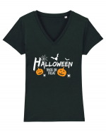 Halloween Trick Or Treat Tricou mânecă scurtă guler V Damă Evoker