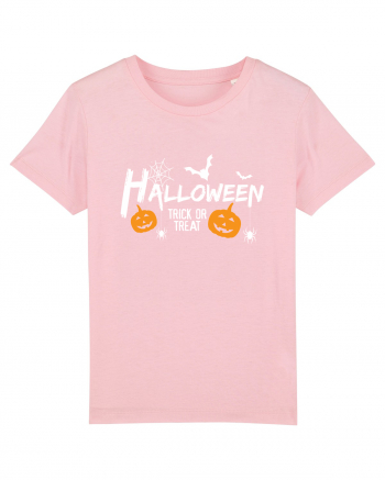 Halloween Trick Or Treat Cotton Pink