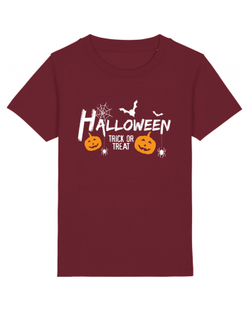 Halloween Trick Or Treat Burgundy