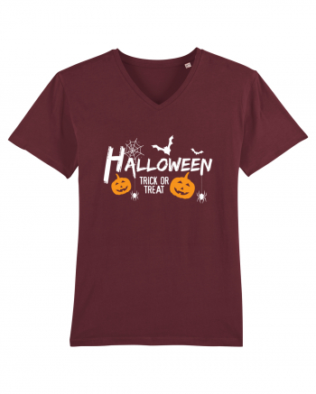 Halloween Trick Or Treat Burgundy