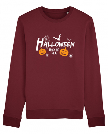 Halloween Trick Or Treat Burgundy