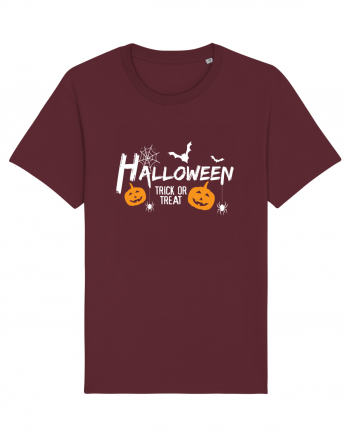 Halloween Trick Or Treat Burgundy