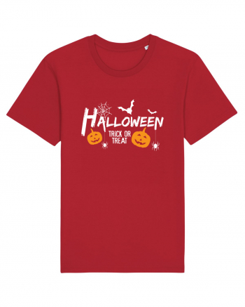 Halloween Trick Or Treat Red