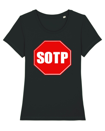 stop sign? Black