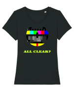 All clear Tricou mânecă scurtă guler larg fitted Damă Expresser