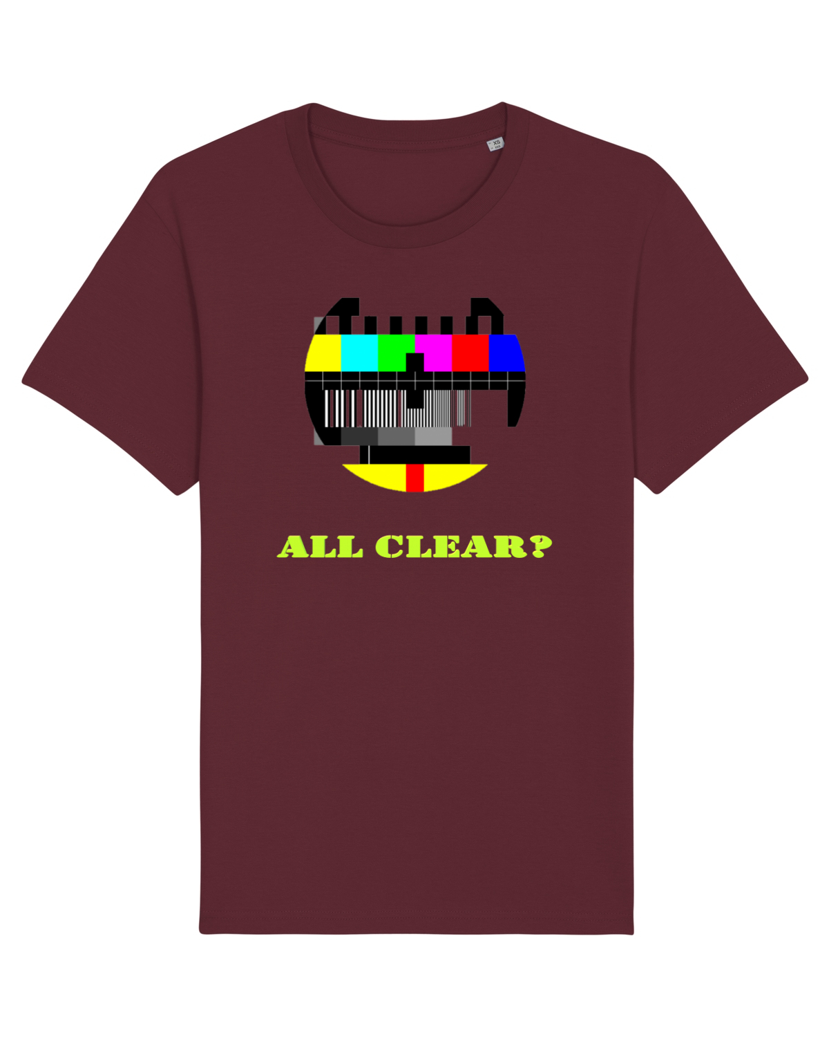 Tricou mânecă scurtă Unisex Rocker Burgundy
