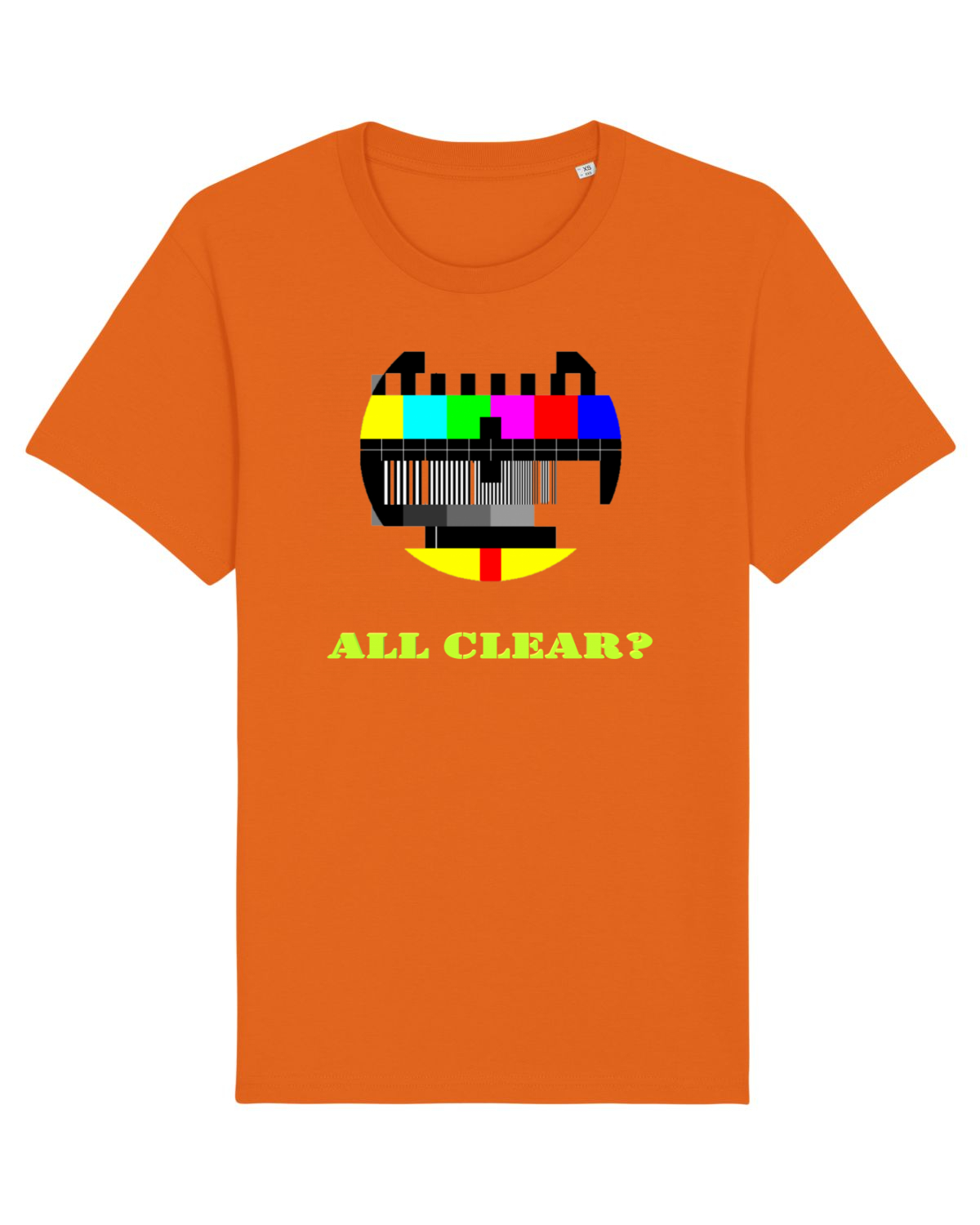 Tricou mânecă scurtă Unisex Rocker Bright Orange