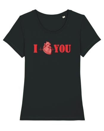 I LOVE YOU Black