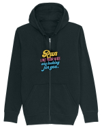 Run like your kids are looking for you Hanorac cu fermoar Unisex Connector