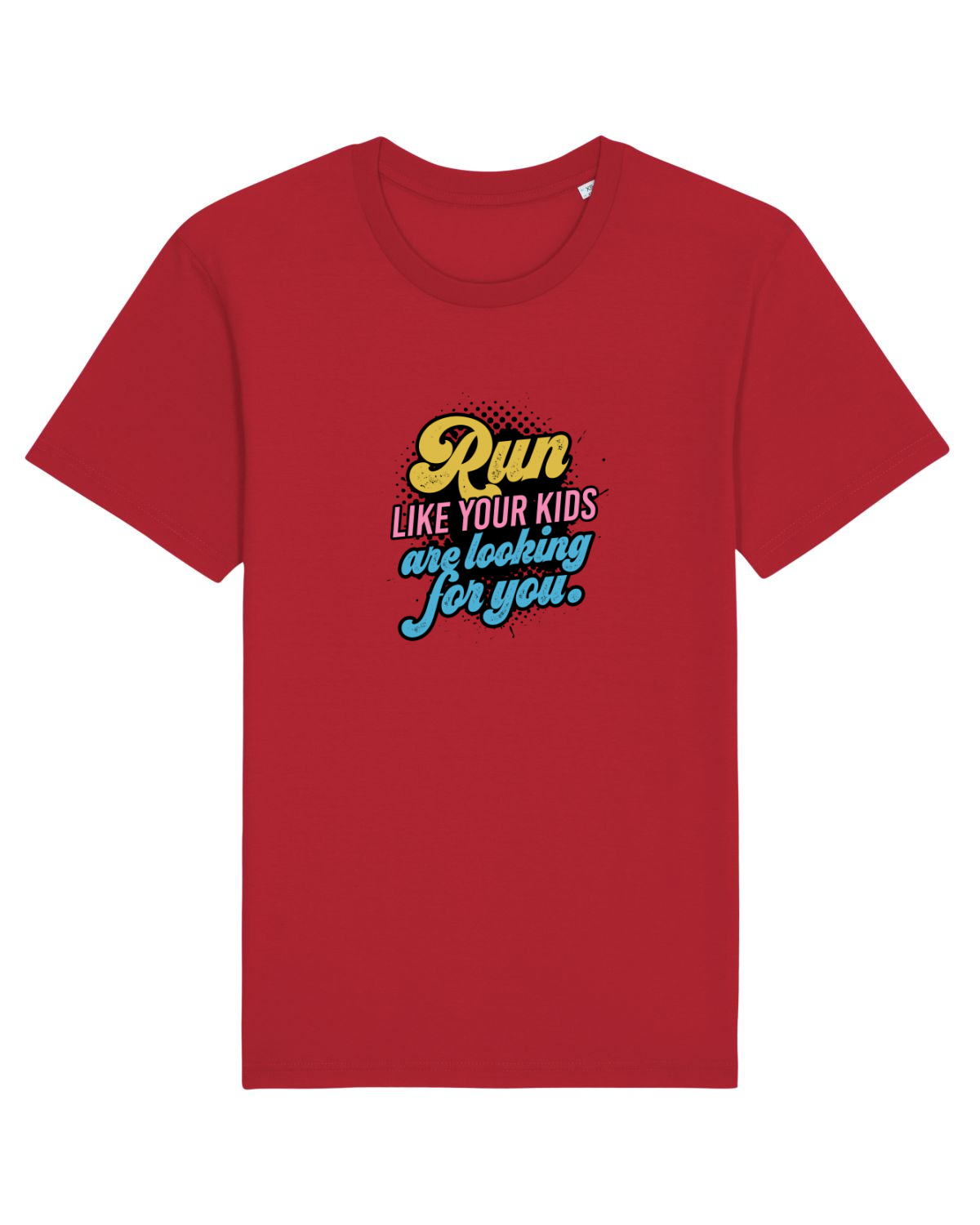 Tricou mânecă scurtă Unisex Rocker Red