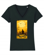 Halloween Halloween Sunset Tricou mânecă scurtă guler V Damă Evoker