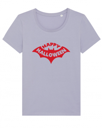 Happy Halloween Red Bat Lavender