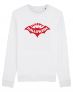 Happy Halloween Red Bat Bluză mânecă lungă Unisex Rise