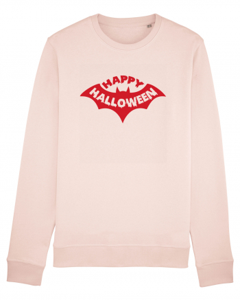 Happy Halloween Red Bat Candy Pink