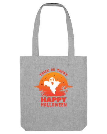 Happy Halloween Trick or Treat Heather Grey